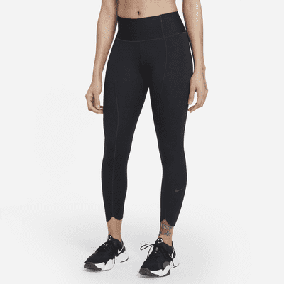 Nike One Luxe Icon Clash Women's Mid-Rise Crop Leggings. Nike AE
