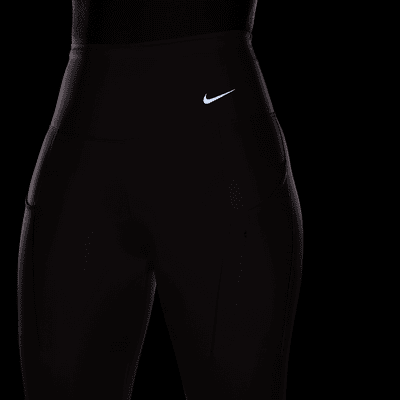 Leggings de tiro alto de 7/8 de sujeción firme con bolsillos para mujer Nike Go