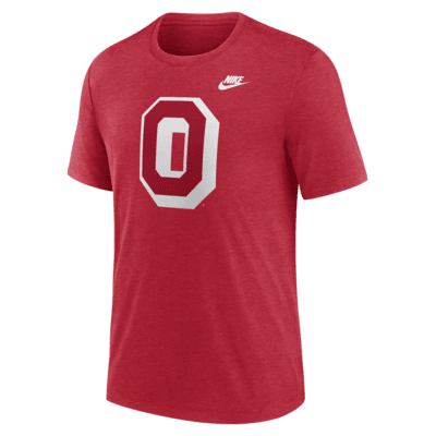 Playera universitaria Nike para hombre Ohio State Buckeyes Blitz Evergreen Legacy Primary