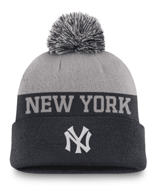 Мужские  New York Yankees Rewind Peak Nike MLB Cuffed Pom Beanie