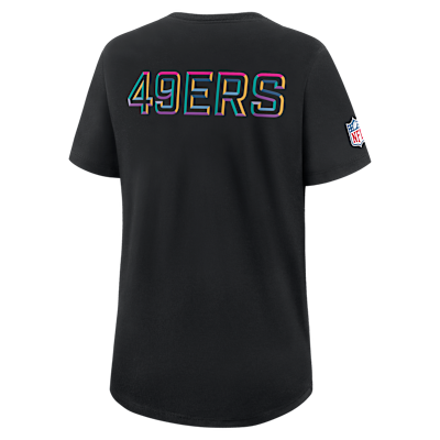 San Francisco 49ers Crucial Catch Women's Nike Dri-FIT NFL T-Shirt