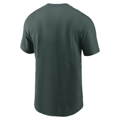 Playera universitaria Nike para hombre Michigan State Spartans Primetime Evergreen Logo