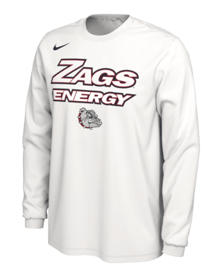 Мужская футболка Gonzaga Nike College Long-Sleeve