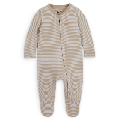 Nike Baby Essentials Baby (0-9M) Striped Footed Coverall