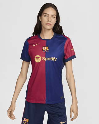 Женские джерси FC Barcelona 2024/25 Stadium Home Nike Dri-FIT Soccer Replica Jersey