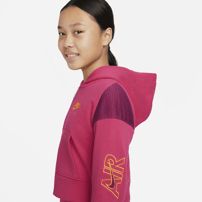 Nike Air Older Kids' (Girls') French Terry Full-Zip Hoodie