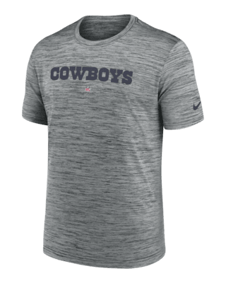 Men's Nike White Dallas Cowboys Fan Gear Essential Logo Performance T-Shirt