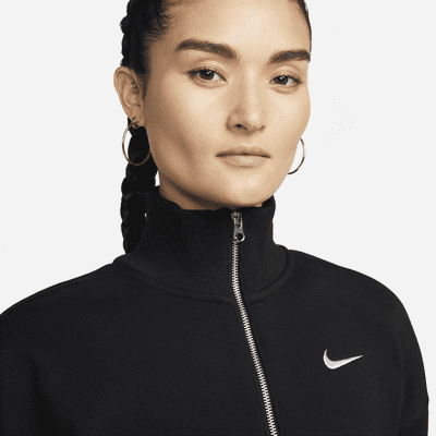 Nike Sportswear Phoenix Fleece Women's 1/2-Zip Cropped Sweatshirt. Nike AU