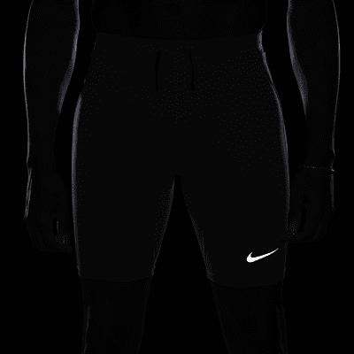 Męskie legginsy z wszytą bielizną do biegania o długości 1/2 Dri-FIT Nike Fast