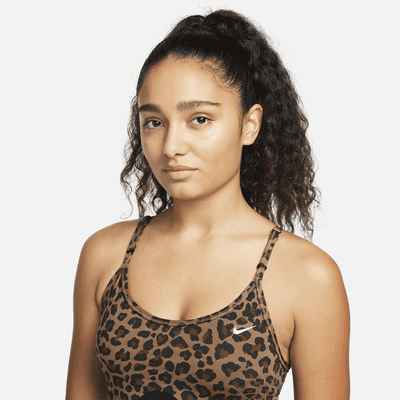 Bra deportivo con glitter acolchado de baja sujeción para mujer Nike Indy