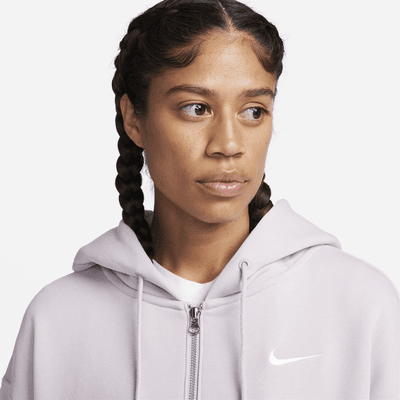 Nike Sportswear Phoenix Fleece Bol Kesimli Tam Boy Fermuarlı Kadın Kapüşonlu Üstü