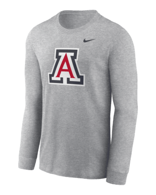 Мужская футболка Arizona Wildcats Primary Logo Nike College Long-Sleeve