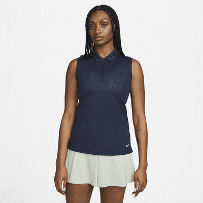 Nike Women's Polo Shirt in Pink & Blue