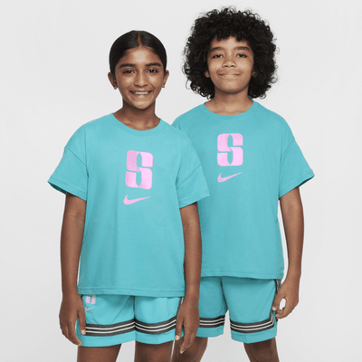 Playera Dri-FIT para niños talla grande Sabrina