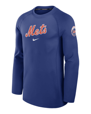 Мужская футболка New York Mets Authentic Collection Game Time Nike Dri-FIT MLB Long-Sleeve