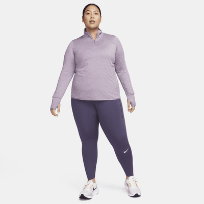 Nike Dri-FIT Swift Element UV Women's 1/4-Zip Running Top (Plus Size ...