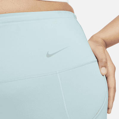 Nike Go Women's Firm-Support High-Waisted Cropped Leggings with Pockets ...