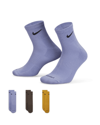 Unisex носки Nike Everyday Plus Cushioned Training Ankle Socks (3 Pairs) для тренировок