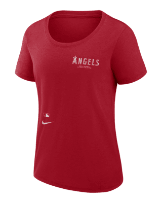 Женская футболка Los Angeles Angels Authentic Collection Early Work Nike Dri-FIT MLB