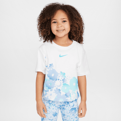 Nike Flow-Ral Younger Kids' 2-Piece Printed Bike Shorts Set