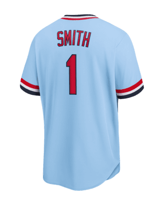 Men's Nike Ozzie Smith White St. Louis Cardinals Home Cooperstown Collection Player Jersey