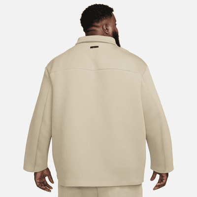 Chamarra tipo camisa oversized para hombre Nike Sportswear Tech Fleece Reimagined