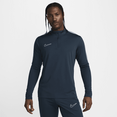 Maglia da calcio Dri-FIT con zip a metà lunghezza Nike Academy – Uomo