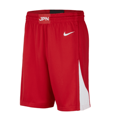 red and white nike basketball shorts