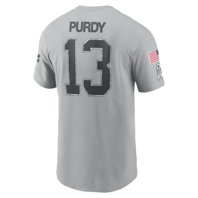 Brock Purdy San Francisco 49ers Salute to Service Men's Nike NFL T-Shirt