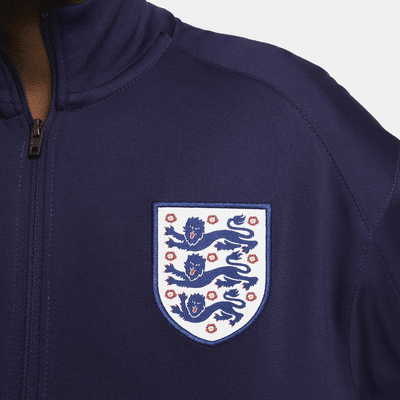 England Strike Nike Dri-FIT strikket fotballtracksuit til store barn