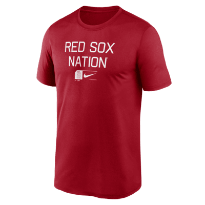 Playera Nike Dri-FIT de la MLB para hombre Boston Red Sox Baseball Phrase Legend