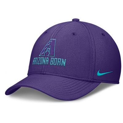 Gorra Nike Dri-FIT de la MLB para hombre Arizona Diamondbacks City Connect Rise Swoosh