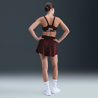 Bra deportivo con almohadillas y cierre frontal para mujer Nike Indy High Support