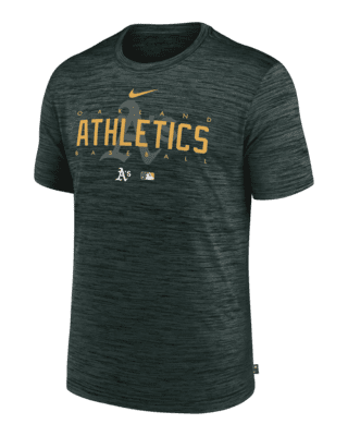 Nike Athletic Cut Men Oakland Athletics Short Sleeve T-shirt