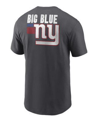 Nfl New York Giants Women's Weak Side Blitz Marled Left Chest