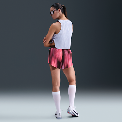 Damskie spodenki do biegania ze średnim stanem i wszytą bielizną Dri-FIT ADV 8 cm Nike AeroSwift