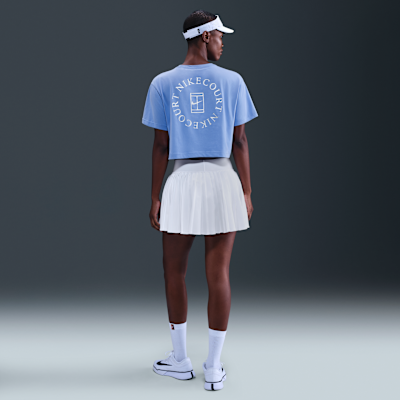 Nike Slam Women's Dri-FIT Short-Sleeve Cropped Tennis T-Shirt