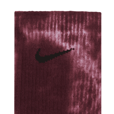 Nike Everyday Plus Cushioned Tie-Dye Crew Socks (2 Pairs). Nike JP