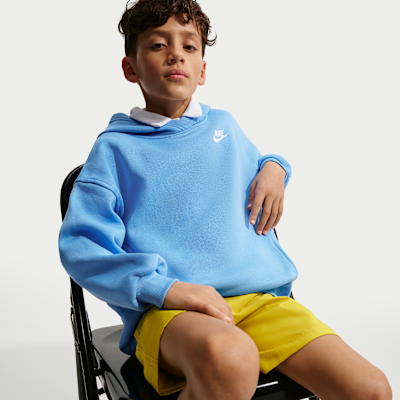 Nike Sportswear Club Fleece Big Kids' Oversized Pullover Hoodie