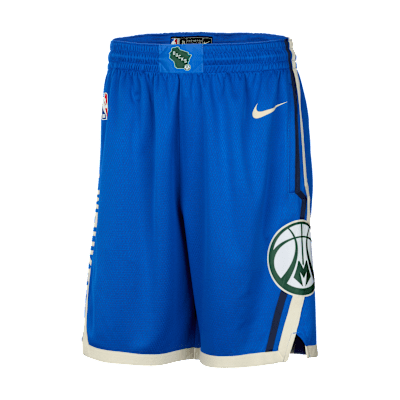 Milwaukee Bucks 2024/25 City Edition Swingman Nike Dri-FIT NBA-herenshorts