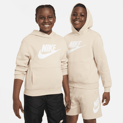 Sudadera con gorro para niños talla grande Nike Sportswear Club Fleece (talla extendida)