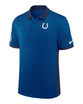 Мужские  Indianapolis Colts Sideline Victory Stripe Nike Dri-FIT NFL Polo