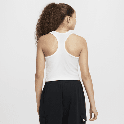 Débardeur côtelé Nike Sportswear pour fille