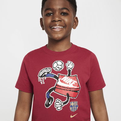 FC Barcelona Big Kids' Nike Soccer T-Shirt