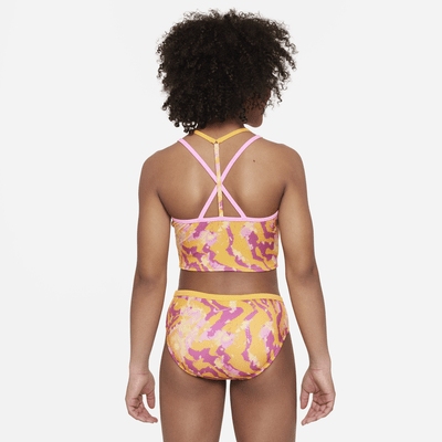 Nike Swim Conjunto de natación Midkini con espalda cruzada - Niña