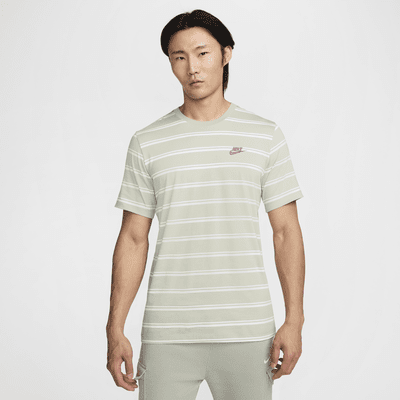 Nike Sportswear T-skjorte med striper til herre