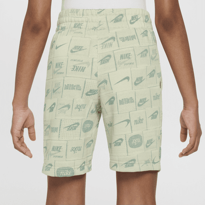 Shorts de French Terry para niños talla grande Nike Sportswear Club