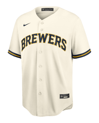 Milwaukee Brewers Nike Official Replica Home Jersey - Youth