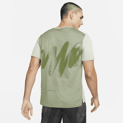 Playera de running de manga corta para hombre Nike Dri-FIT Wild Run Rise 365