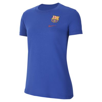 playera azul del barcelona